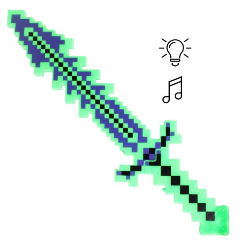 Меч "Minecraft" зеленый Пластик Зелений (174490)