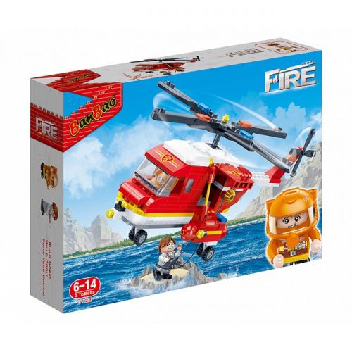 Конструктор "Пожежники: Вертоліт",306 деталей Пластик Різнобарв'я (177646)