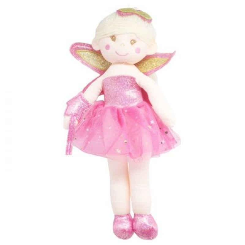 Уцінка. М'яка лялька "Фея", рожева - на шиї брак (199539)