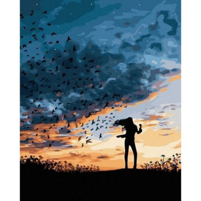 Картина за номерами "Вільний вітер" Комбінований Різнобарв'я (201021)