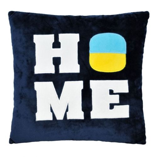 Подушка декоративна "Home" текстиль Різнобарв'я (201395)