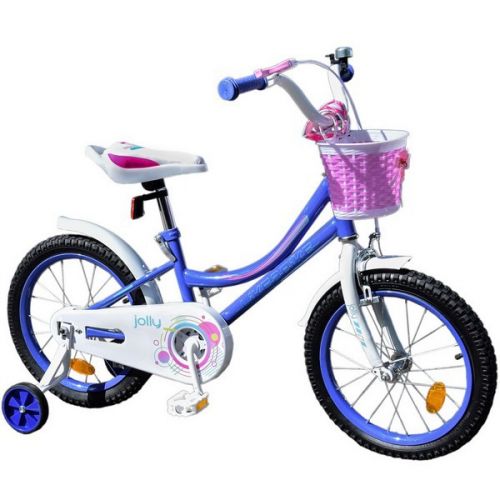 Велосипед дитячий 2-х коліс.18'' 211813 (1 шт) Like2bike Jolly,бузковий, рама сталь, з дзвінком, руч.гальмо, зборка 75% (203643)