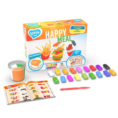 Набір з тістом для ліплення "Happy Meal" Комбінований Різнобарв'я (205009)
