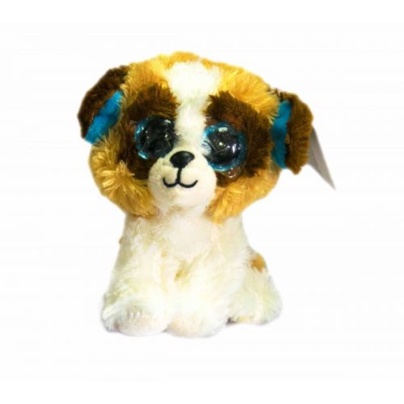 Уцінка. Мʼяка іграшка "Глазастік: Собака", маленька (коричнева) - Брудна лапа (212128)