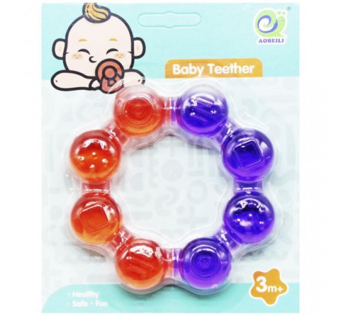 Прорізувач із водою "Baby teether " Комбінований Різнобарв'я (212390)