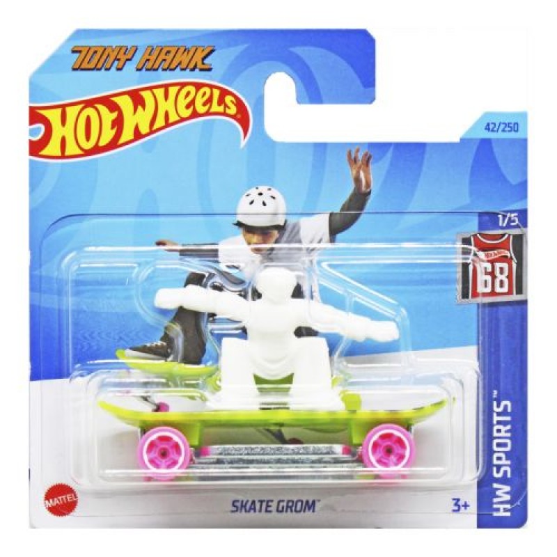 Машинка "Hot Wheels: Skate White" (оригінал) Метал пластик Різнобарв'я (214712)