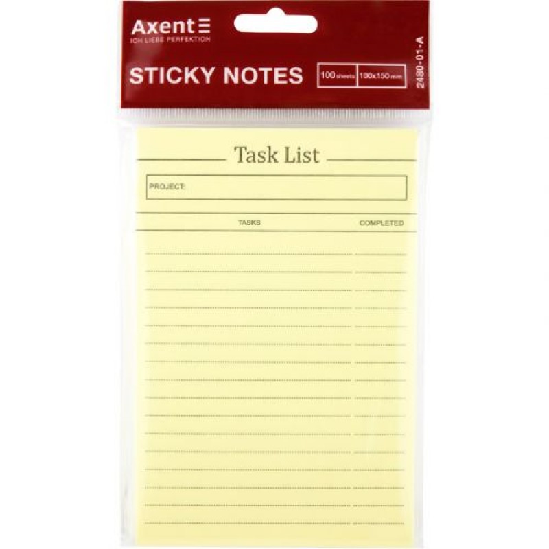 Блок паперу для нотаток "Task list" Папір Жовтий (215022)