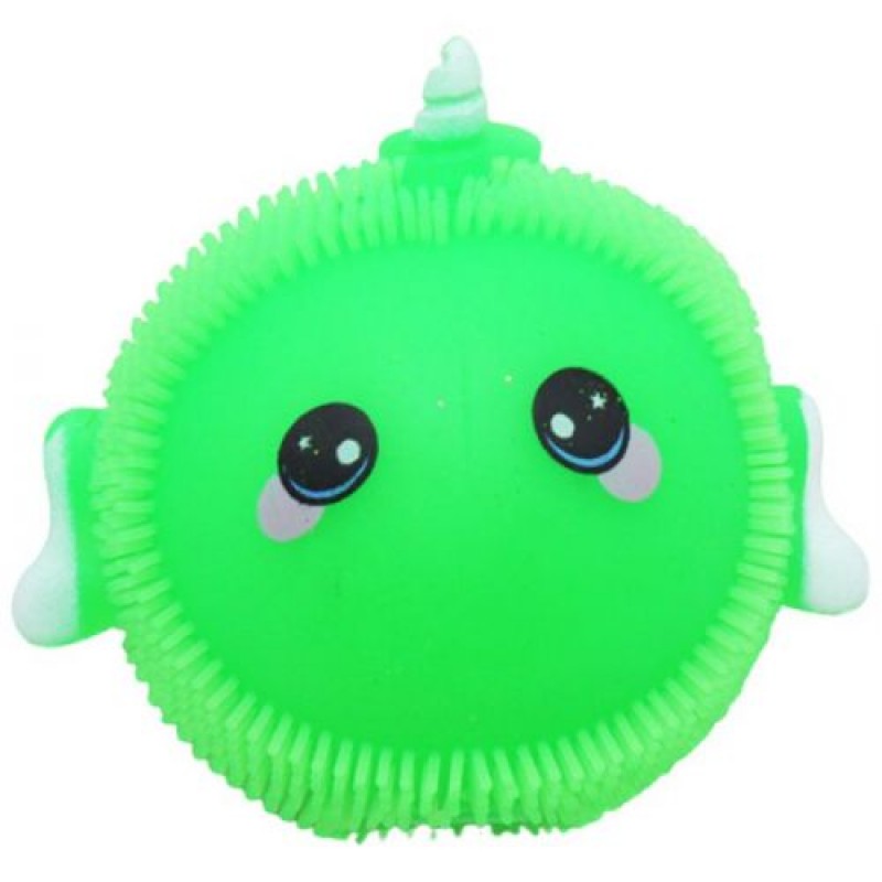 Уцінка. Іграшка-антистрес "Нарвал", світло (зелений) - грязний (219136)