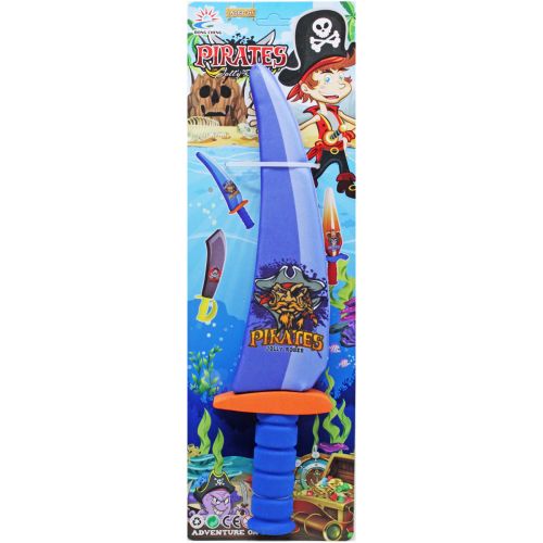 Мʼяка іграшка "Піратський меч" (синій) Текстиль поролон фом Різнобарв'я (223284)