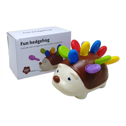 Іграшка "Сортер Їжак", кольори та цифри Пластик Різнобарв'я (226568)