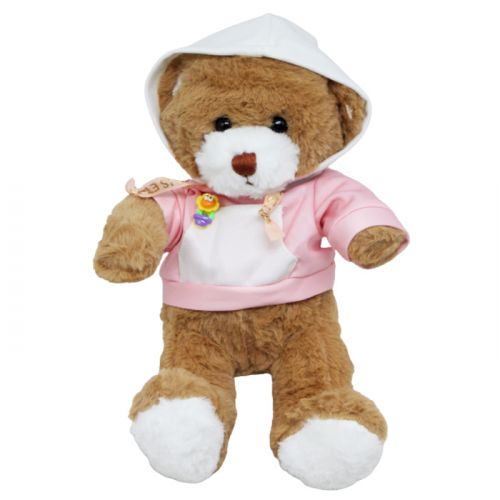 М'яка іграшка Ведмедик в рожевому 30 см ВИД 1 (226685)