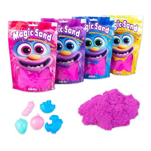 Magic sand в пакеті 39403-4 фіолетовий, 0,500 кг (226923)