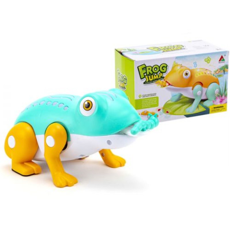 Музична іграшка зі світлом "Frog Jump" Пластик Різнобарв'я (227213)