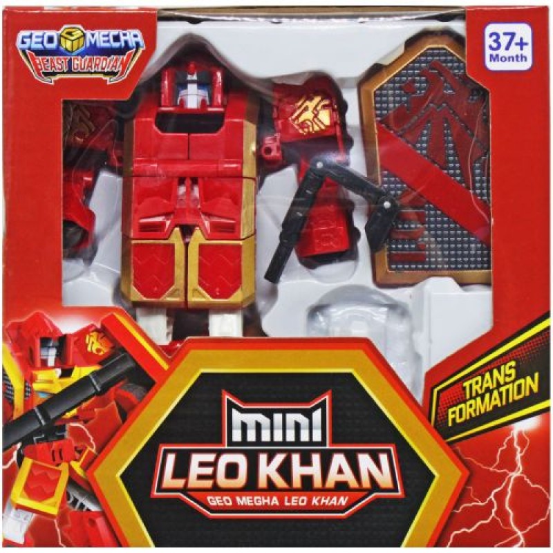 Трансформер пластиковий "Geo Mecha: Mini Leo Khan" Пластик Різнобарв'я (228297)