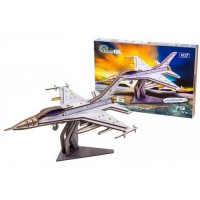 Деревʼяний 3D конструктор F16 79 дет. Puz-26913 р. 33*16 см. PuzzleOK (228662)