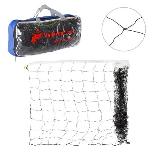 Сітка для волейболу, розмір 9,5 х 1,1 м, у сумці Комбінований Чорний (237897)