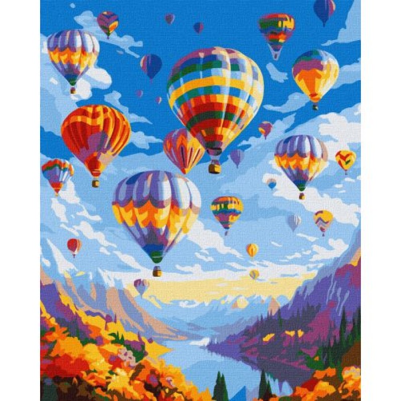 Картина за номерами "Магічний політ" 40х50 см Комбінований Різнобарв'я (239380)