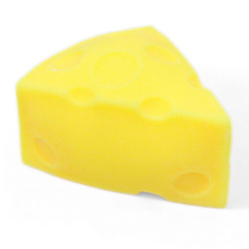 Іграшка антистрес "Шматочок сиру", піна, 12 шт Комбінований Жовтий (239930)