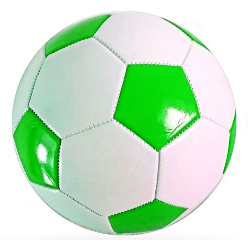 М'яч футбольний білий+зелений (240358)