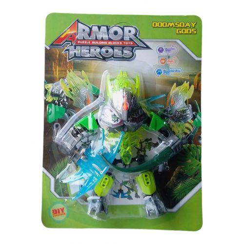 Робот-конструктор "Armor Heroes" (салатовий) Пластик Салатовий (242740)