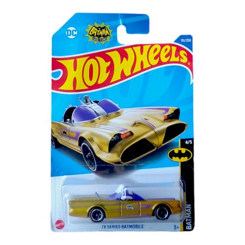 Машинка металева Hot wheels tv series bat mobile gold (242770)