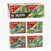 Конструктор Ninja, ЦІНА ЗА 8 ШТУК В БЛОЦІ, герої (248078)