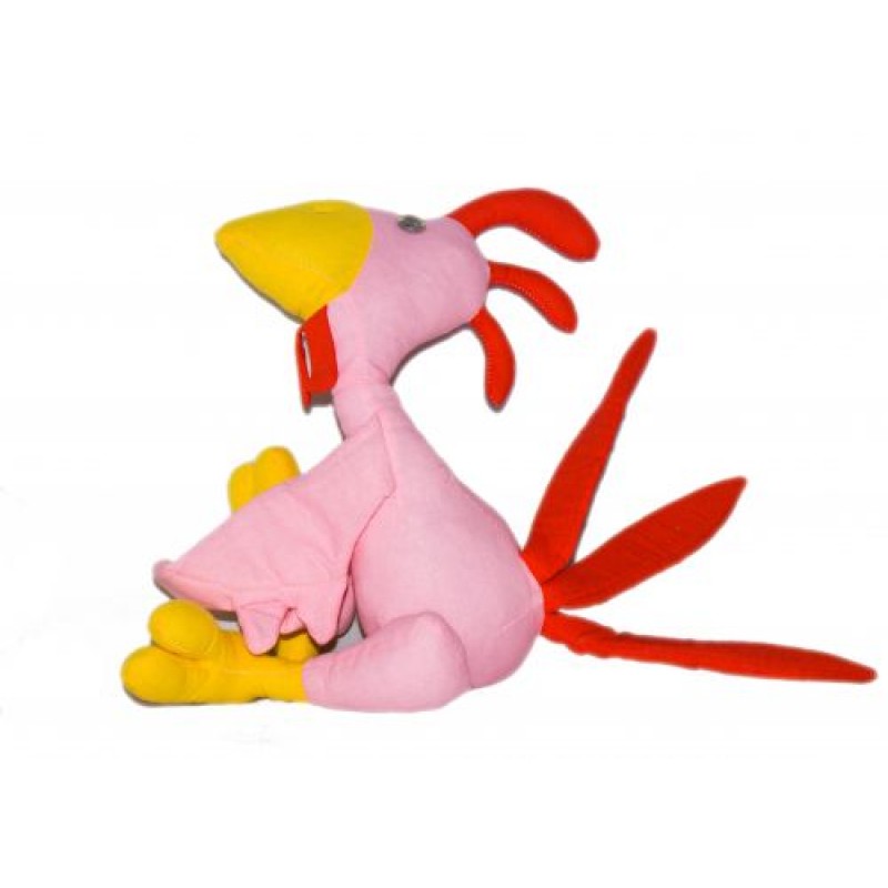 Іграшка м'яка "Півень Гога рожевий" Текстиль (43792)
