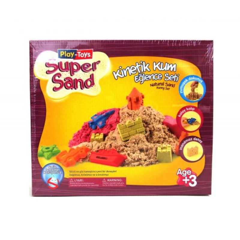 Кинетический песок "Super Sand" с песочницей 8188