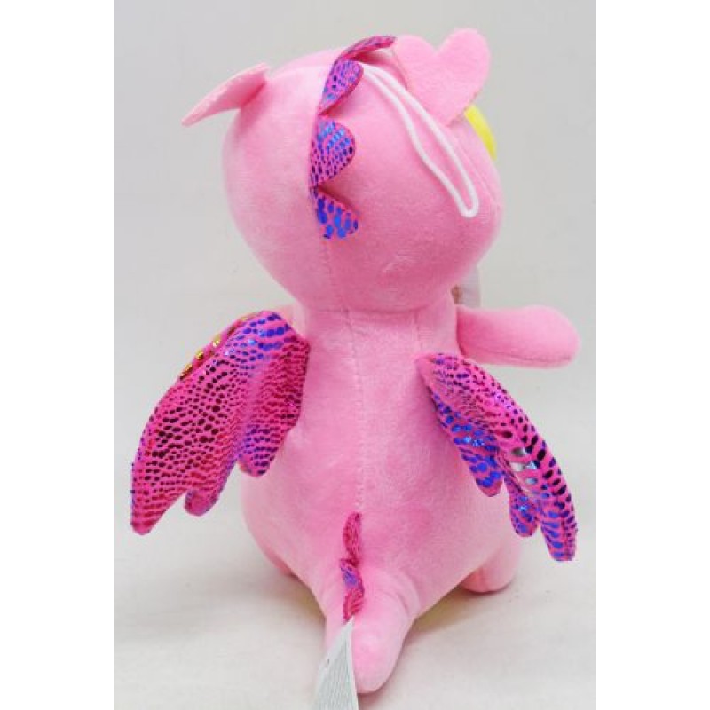 Мʼяка іграшка "Дракошка" (рожевий) Текстиль Рожевий (222670)