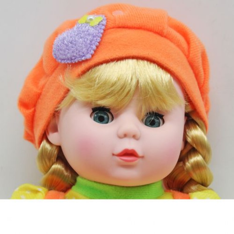 Мʼяка лялька "Lovely doll" (помаранчева) Комбінований Помаранчевий (224454)