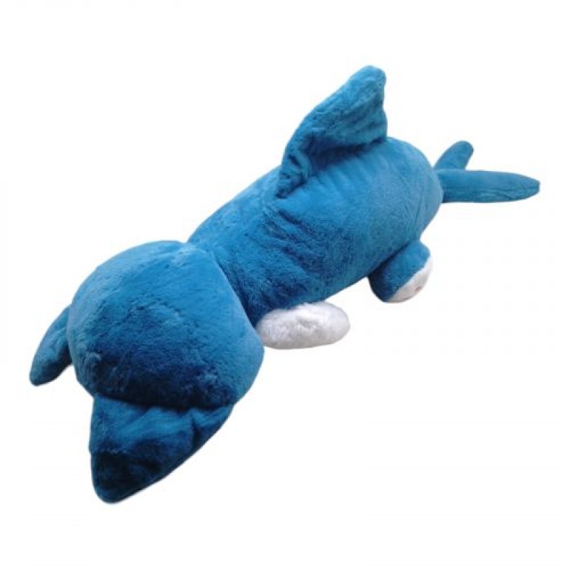Мʼяка іграшка-обіймашка "Котик-акула", 90 см Комбінований Синій (234626)