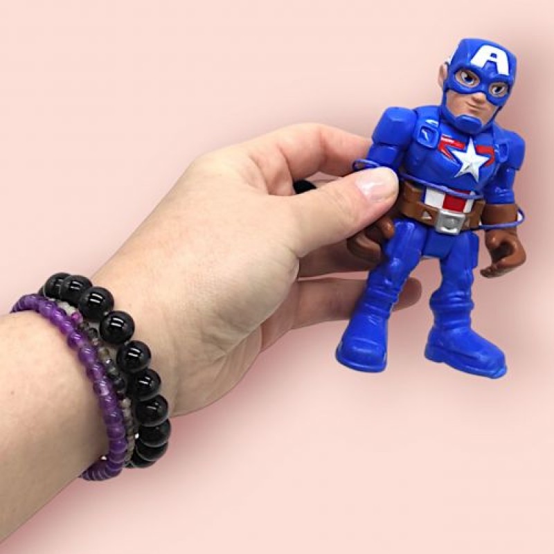 Ігрова фігурка "Супергерої: Капітан Америка" Пластик Синій (237799)