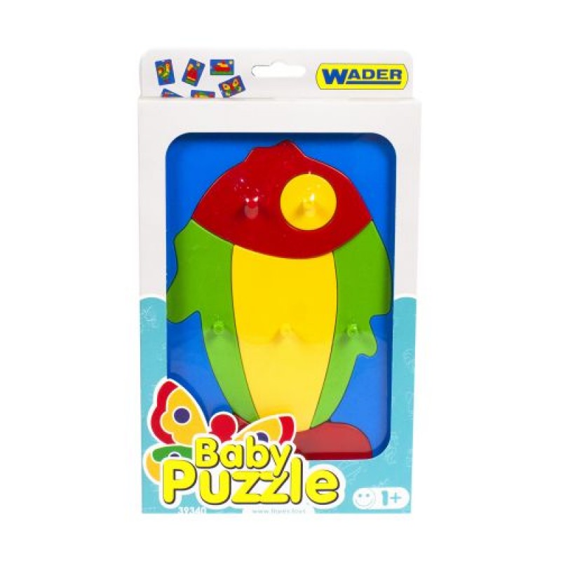 Розвиваюча іграшка "Baby puzzles: Риба" Пластик Різнобарв'я (101022)