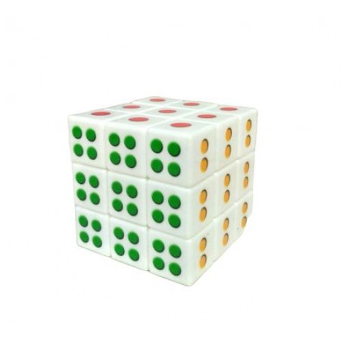 Кубик Рубика "Гральний кубик" (3 х 3) Пластик Білий (114947)