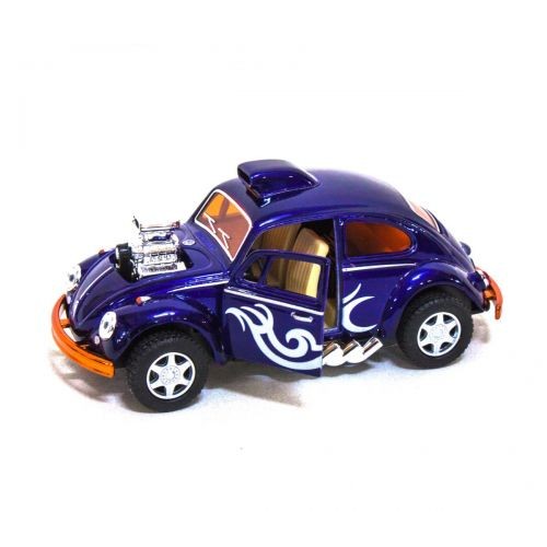 Машинка KINSMART "Volkswagen Beetle Custom-Dragracer" (фиолетовая) KT5405W