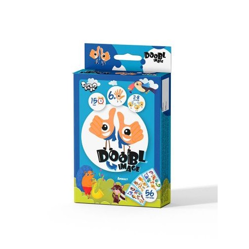 Настольная игра "Doobl image mini: Animals" рус DBI-02-03