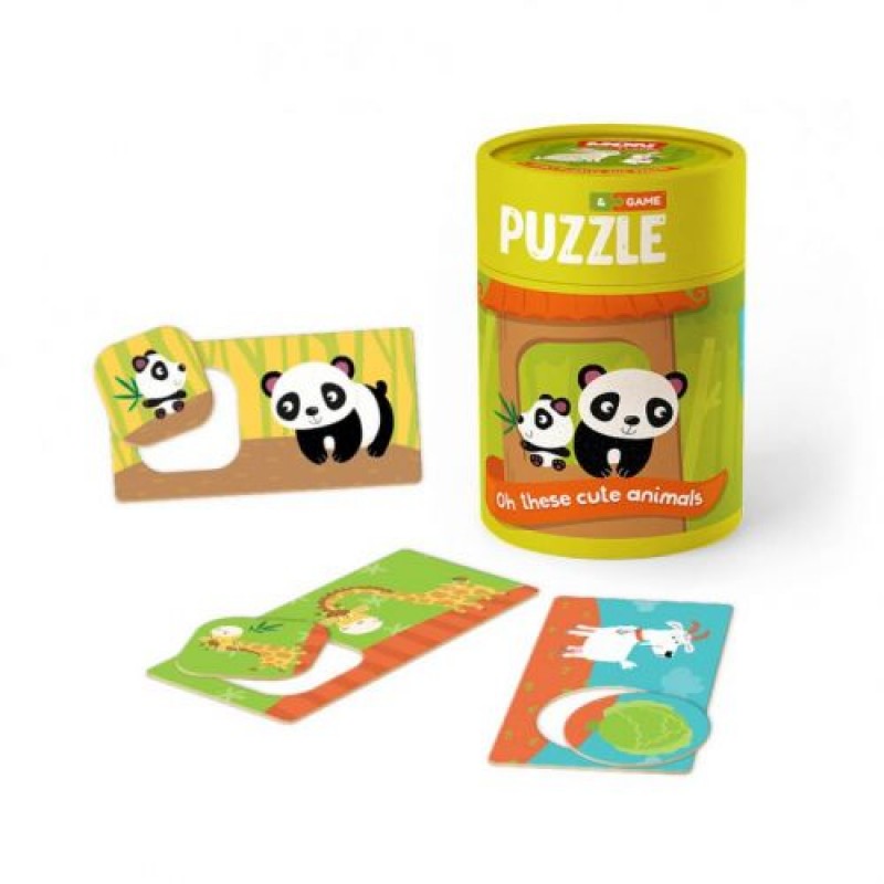 Пазлы-игра "Зоология для малышей: Хвостатые друзья"