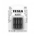 [AAA BLACK+] Первинні елементи та первинні батареї TESLA BATTERIES AAA BLACK+ ( LR03 / BLISTER FOIL 4 шт.)