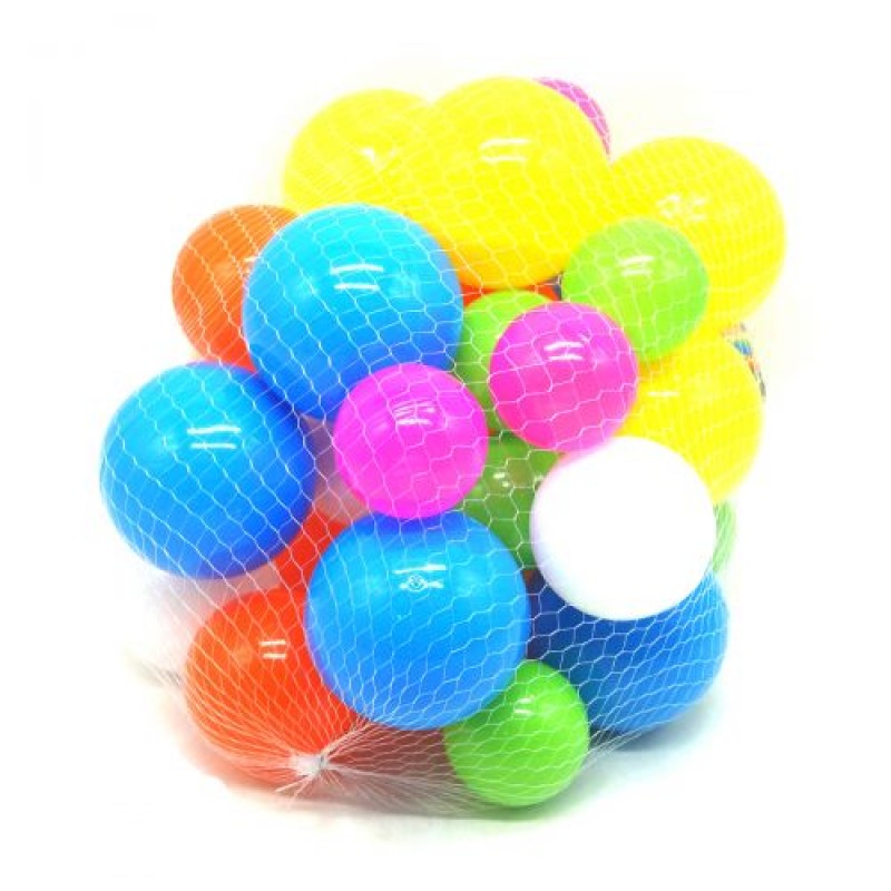 Кульки "Мікс" (30 шт) Пластик Різнобарвний (158255)