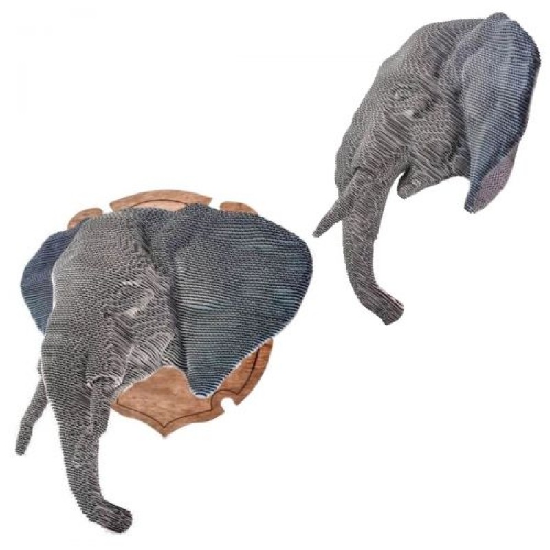 Уценка. 3D пазл "Слон" - порвана упаковочная плёнка ALT-005