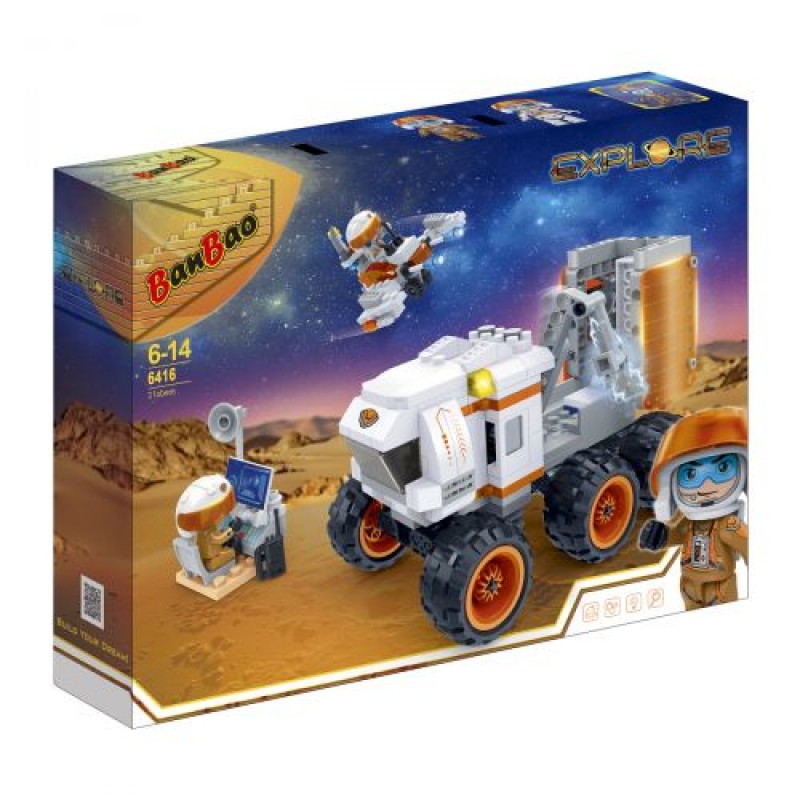 [6416] Конструктор "Космічні дослідження" (350 елм.) Марсохід з обладнанням / Banbao