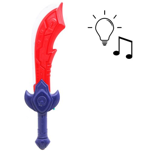 Пластиковий меч, вид 2 Пластик Червоний синій (181163)