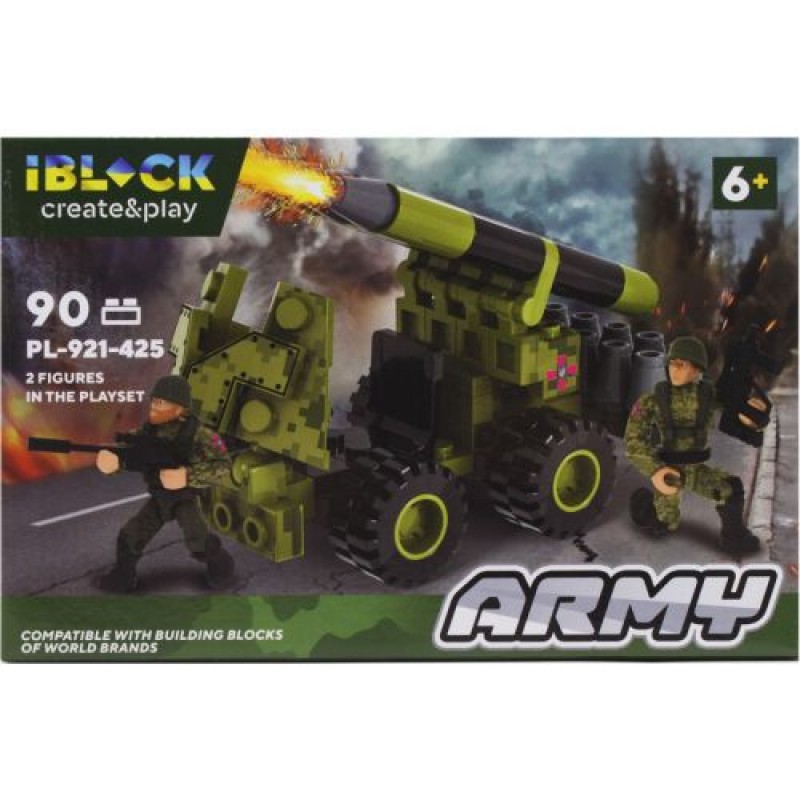 Конструктор "Army: Ракетна установка", 90 дет. пластик Різнобарв'я (203038)