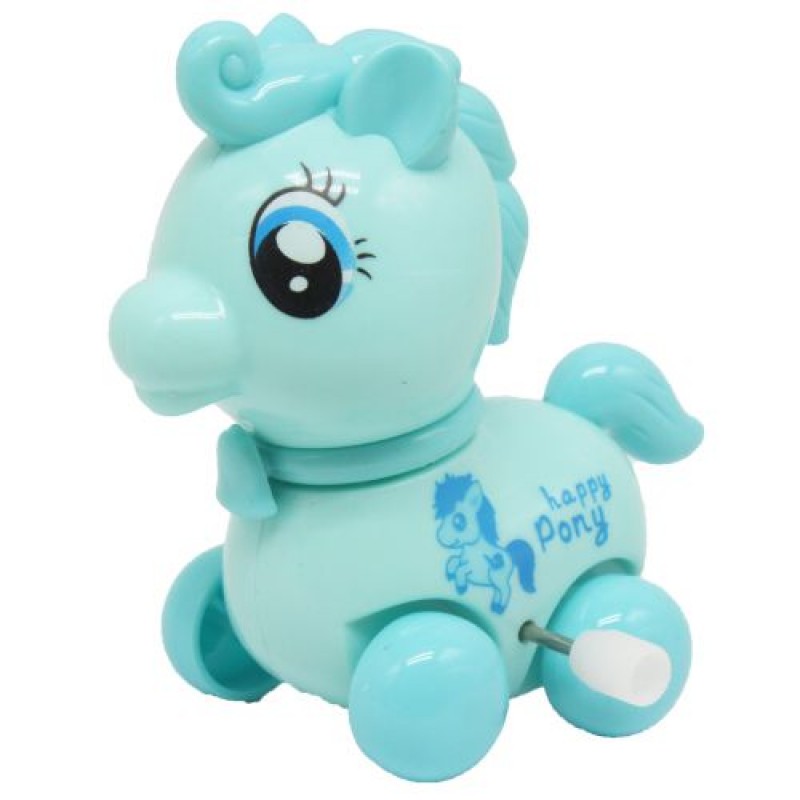 Заводна іграшка "Весела Поні", бірюзовий Пластик Бірюзовий (207166)