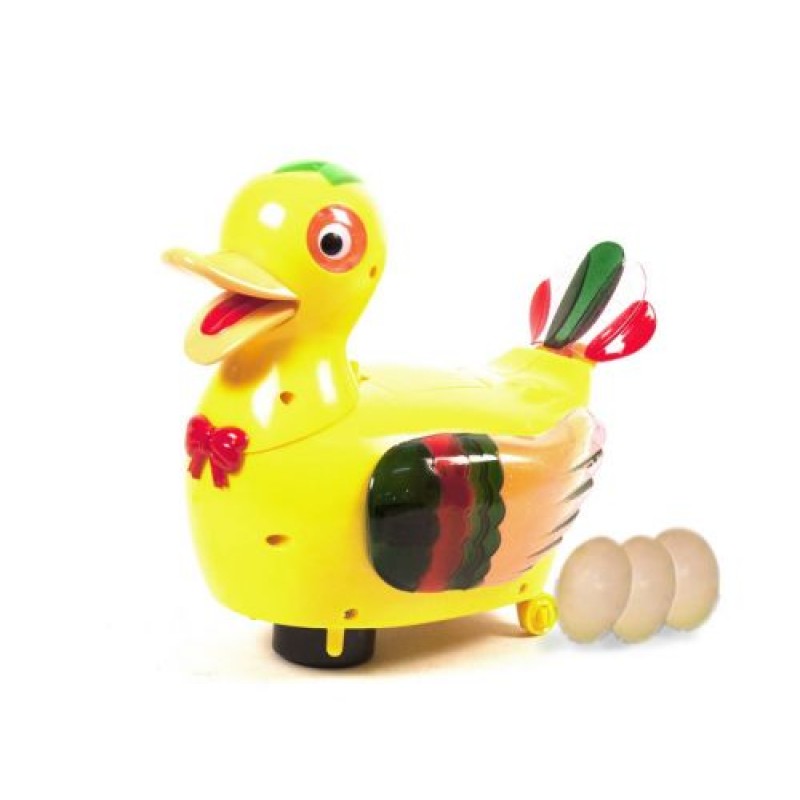 Уцінка. Музична іграшка "Каченя" - звук є,фунції не працюють(їзда,крила,яйця) (212279)