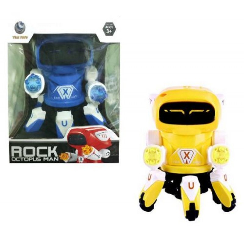 Уцінка. Робот музичний "Rock Octopus Man" (жовтий) - пошкоджена упаковка (214759)