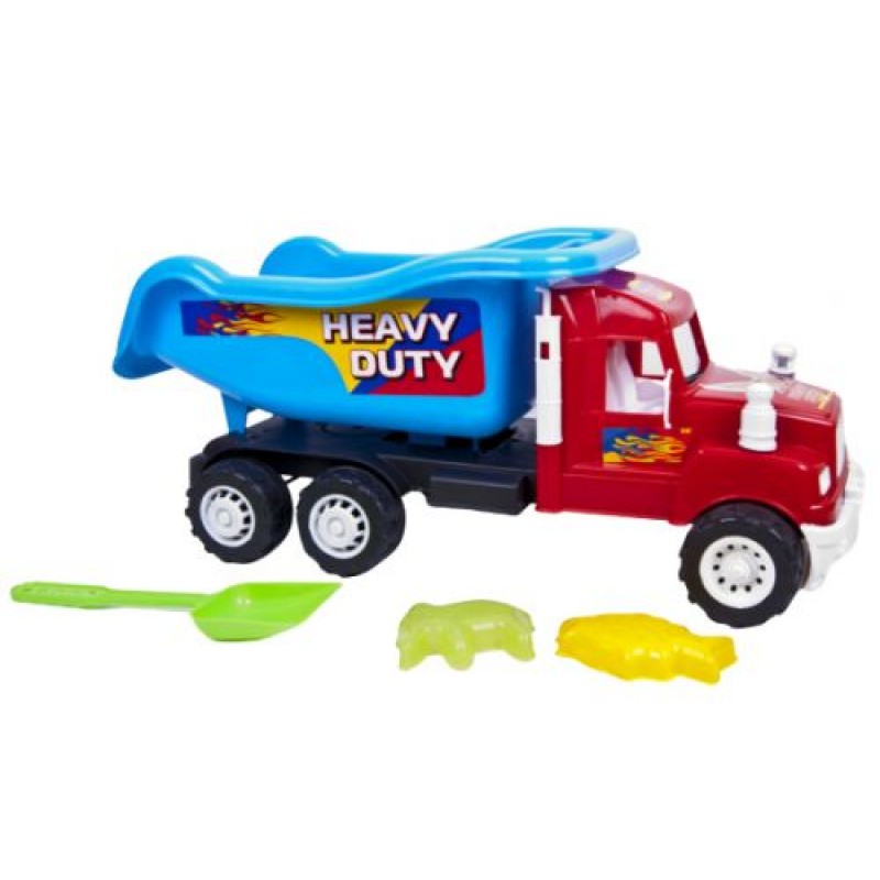 Машина самоскид "Heavy Duty" з пісочним набором Пластик Різнобарв'я (21999)