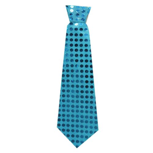 Краватка на резинці святкова, бірюзова Комбінований Бірюзовий (221924)