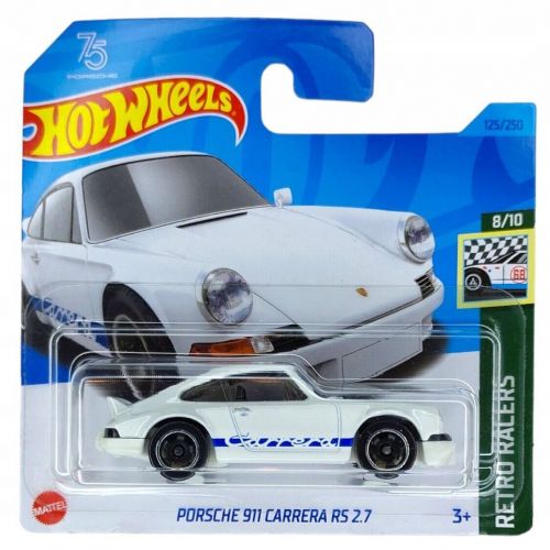 Машинка "Hot Wheels Porsche 911 Carrera RS 2.7" (оригінал) Металл Різнобарв'я (222838)