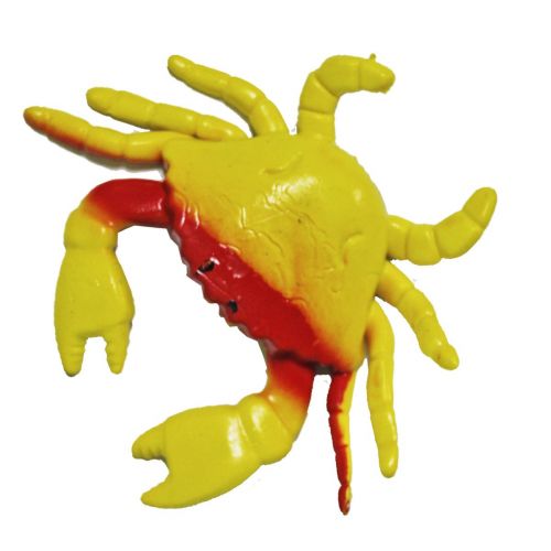 Іграшка-антистрес гумова "Краб" (жовтий) Гума Жовтий (223644)